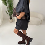 Anfibi scamosciati brown