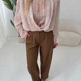 Pantalone cargo balloon camel