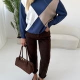 Jeans mom fit 5001 brown