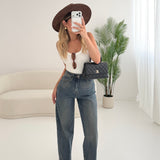 Jeans 8008 a vita alta