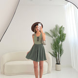 Shorts effetto gonna verdone
