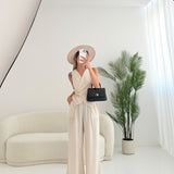 Set gilet + pantalone beige