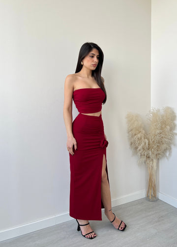 Completo Mulan bordeaux
