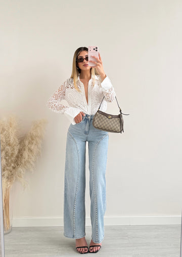 Jeans con borchie JF437