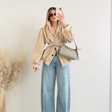 Trench imbottito beige
