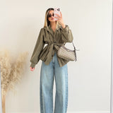 Trench imbottito verdone