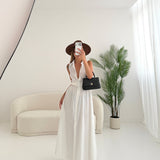Abito Loren in cotone bianco