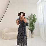 Abito Madame a pois blu