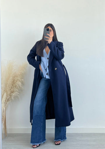 Cappotto Musthave blu navy