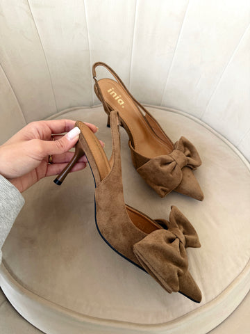 Slingback in suede 7183