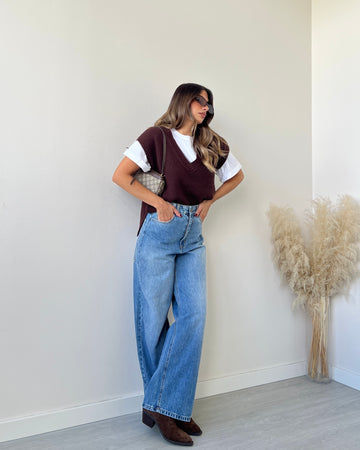 Jeans gamba larga Z5014
