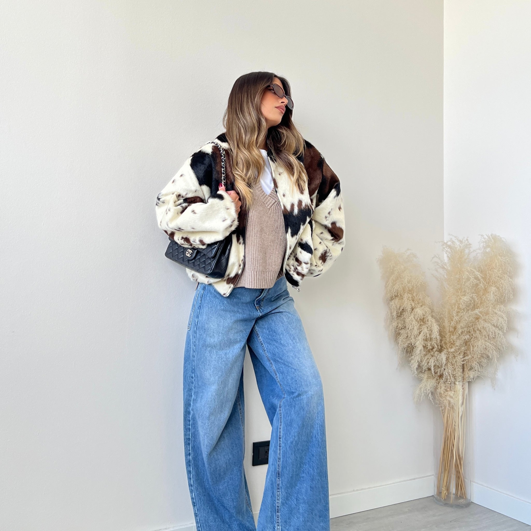 Bomber Cow pelo rasato