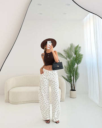Jeans balloon a pois 5182