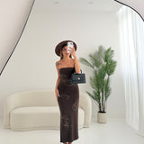 Tubino borchie brown