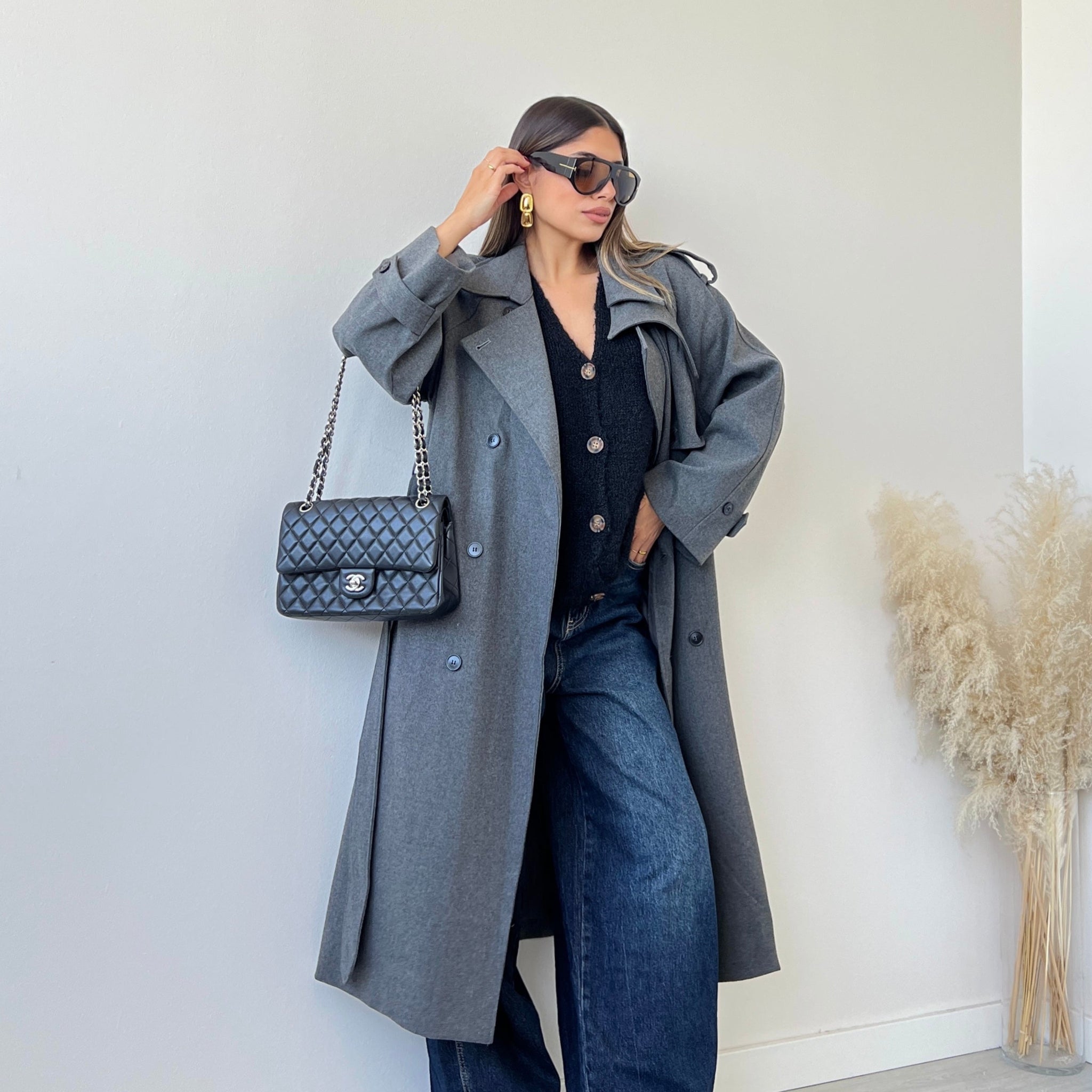 New Coat modello trench grey