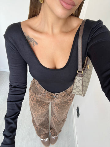 Body extra modellante nero