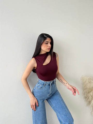 Body Claudia burgundy