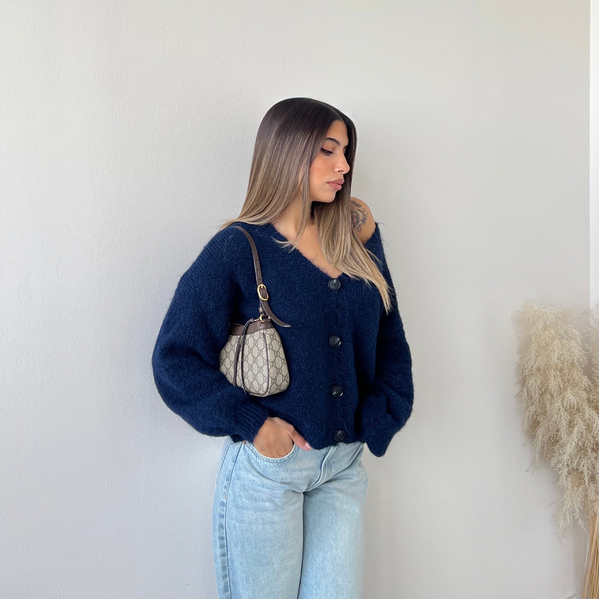 Cardigan Penelope blu