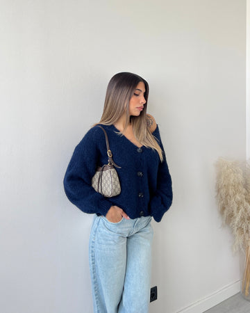 Cardigan Penelope blu