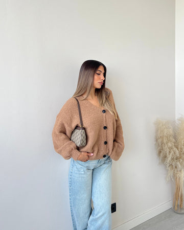Cardigan Penelope camel
