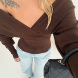 Maglia Ginevra brown