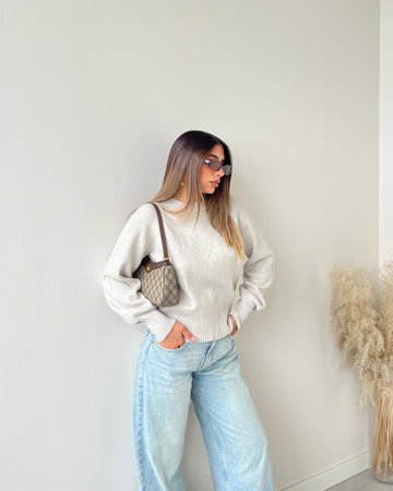 Maglione Roma beige