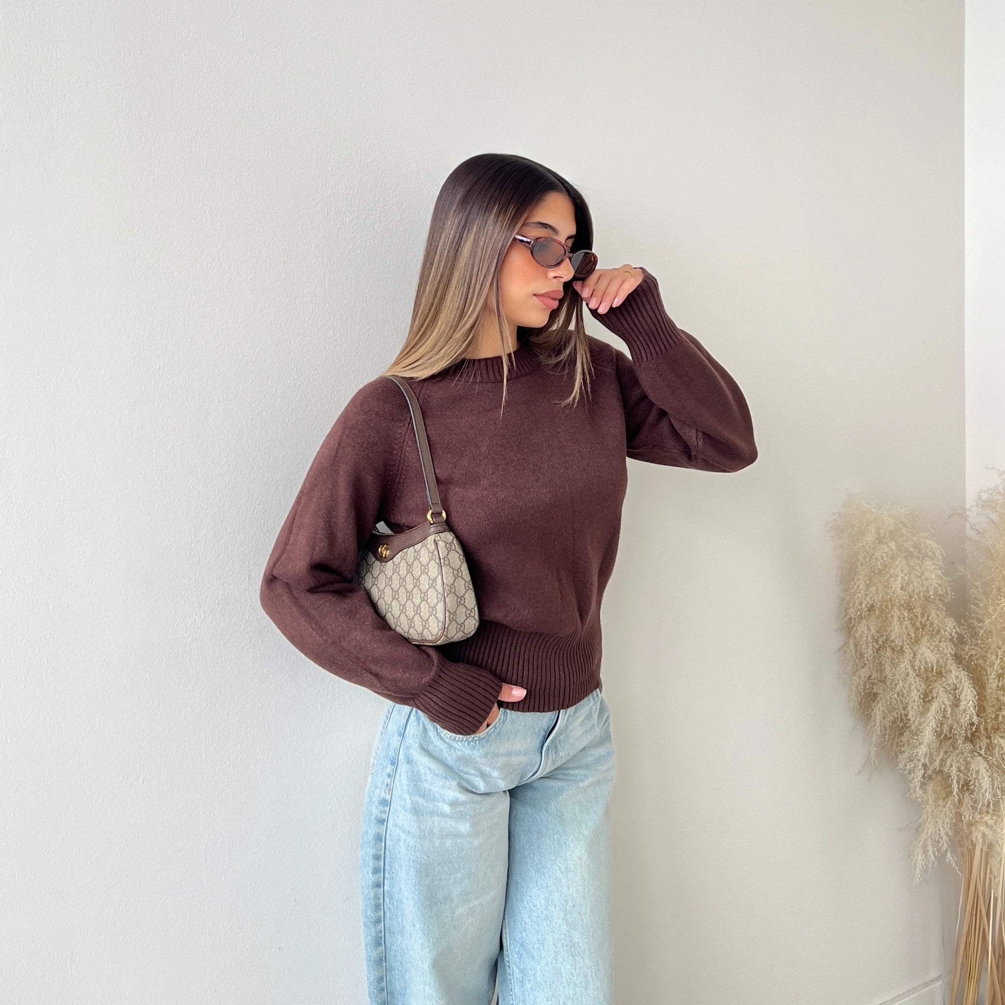 Maglione Roma caffè