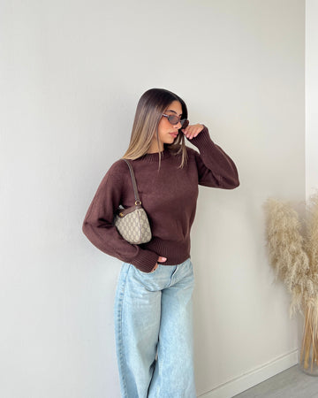 Maglione Roma caffè
