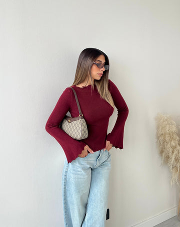 Maglia Selly bordeaux
