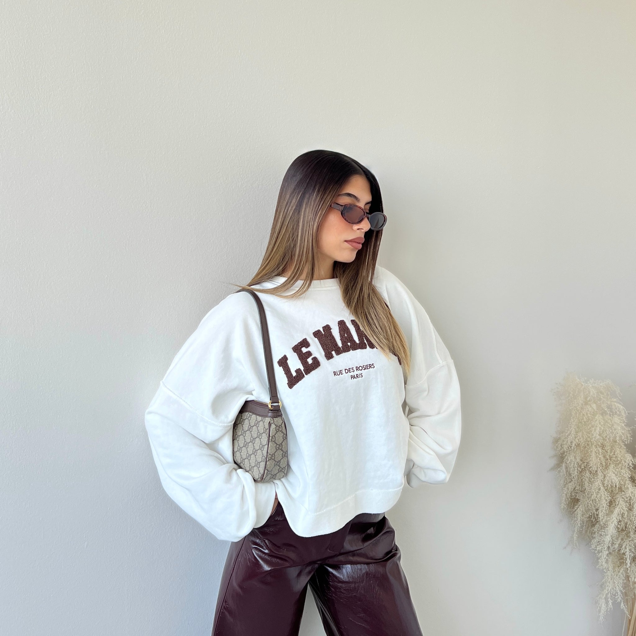 Felpa LE MARAIS bianca
