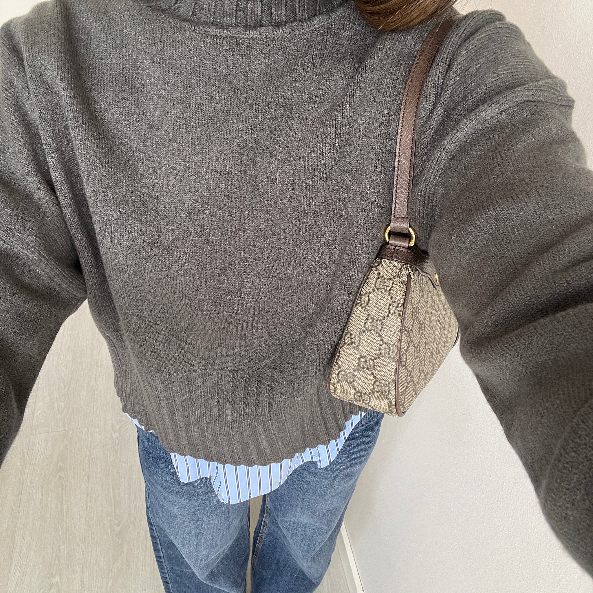 Pullover a collo alto verdone
