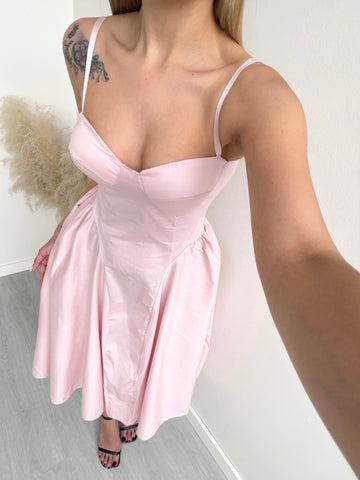 Abito Cheriè 100% cotone rosa