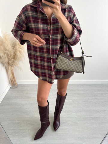 Camicia Donny bordeaux