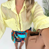 Camicia Sunset gialla