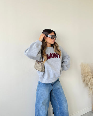 Felpa felpata SAINT grey