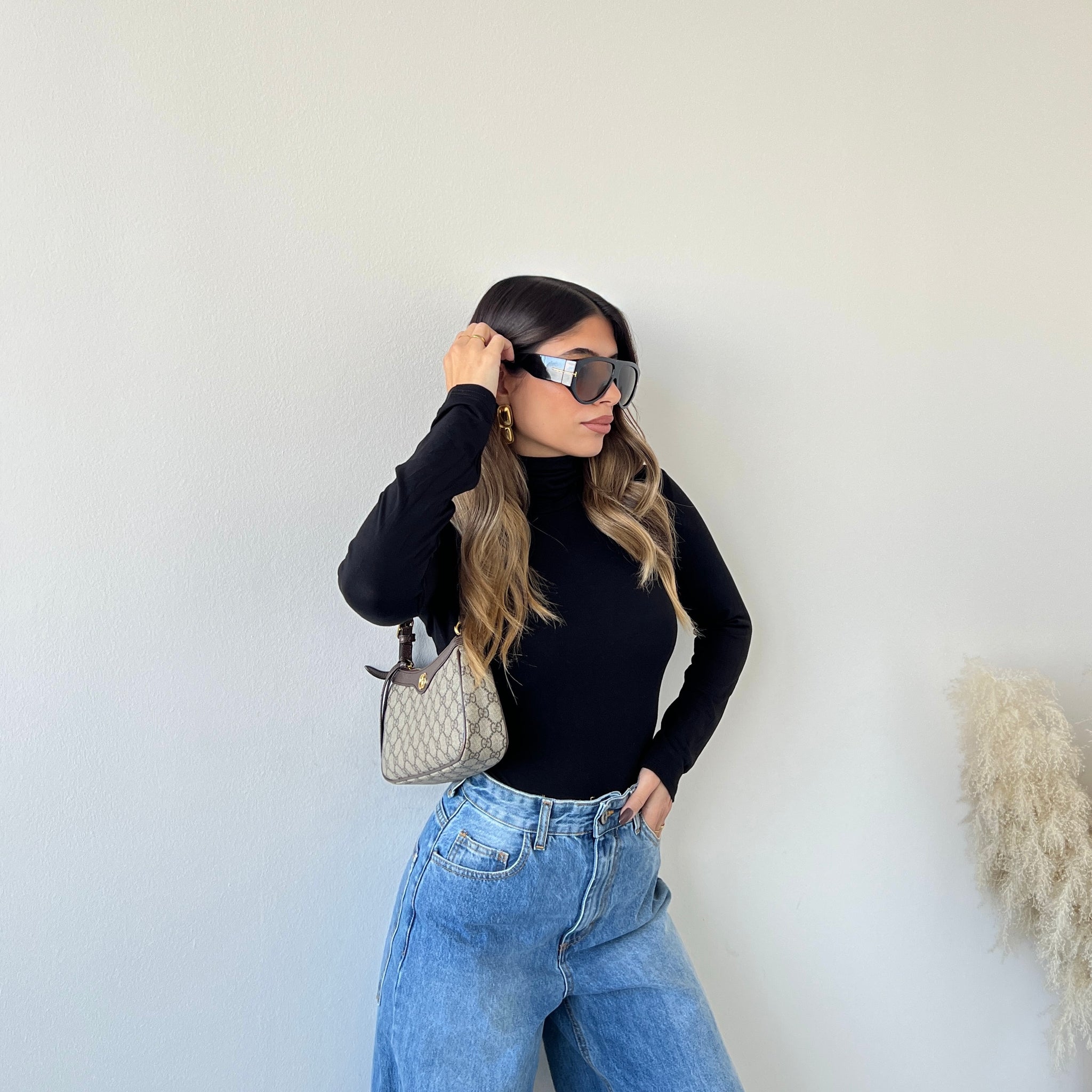 Dolcevita basic in viscosa nero