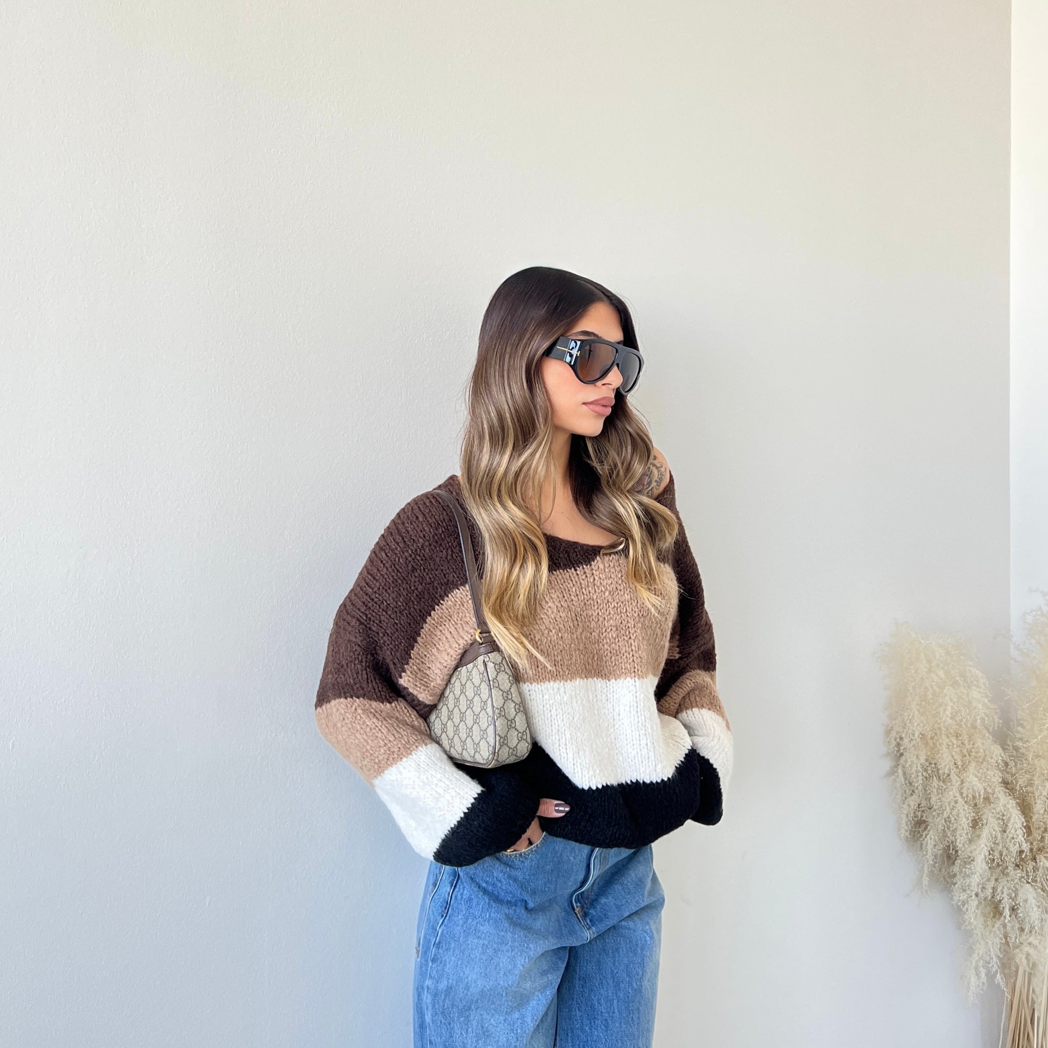 Pullover Baby caffè