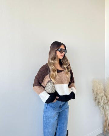Pullover Baby caffè