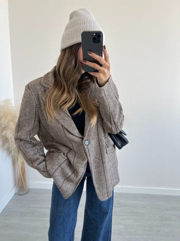 Berretto alpaca beige