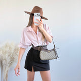Gonnellina con spacco 11738 nera