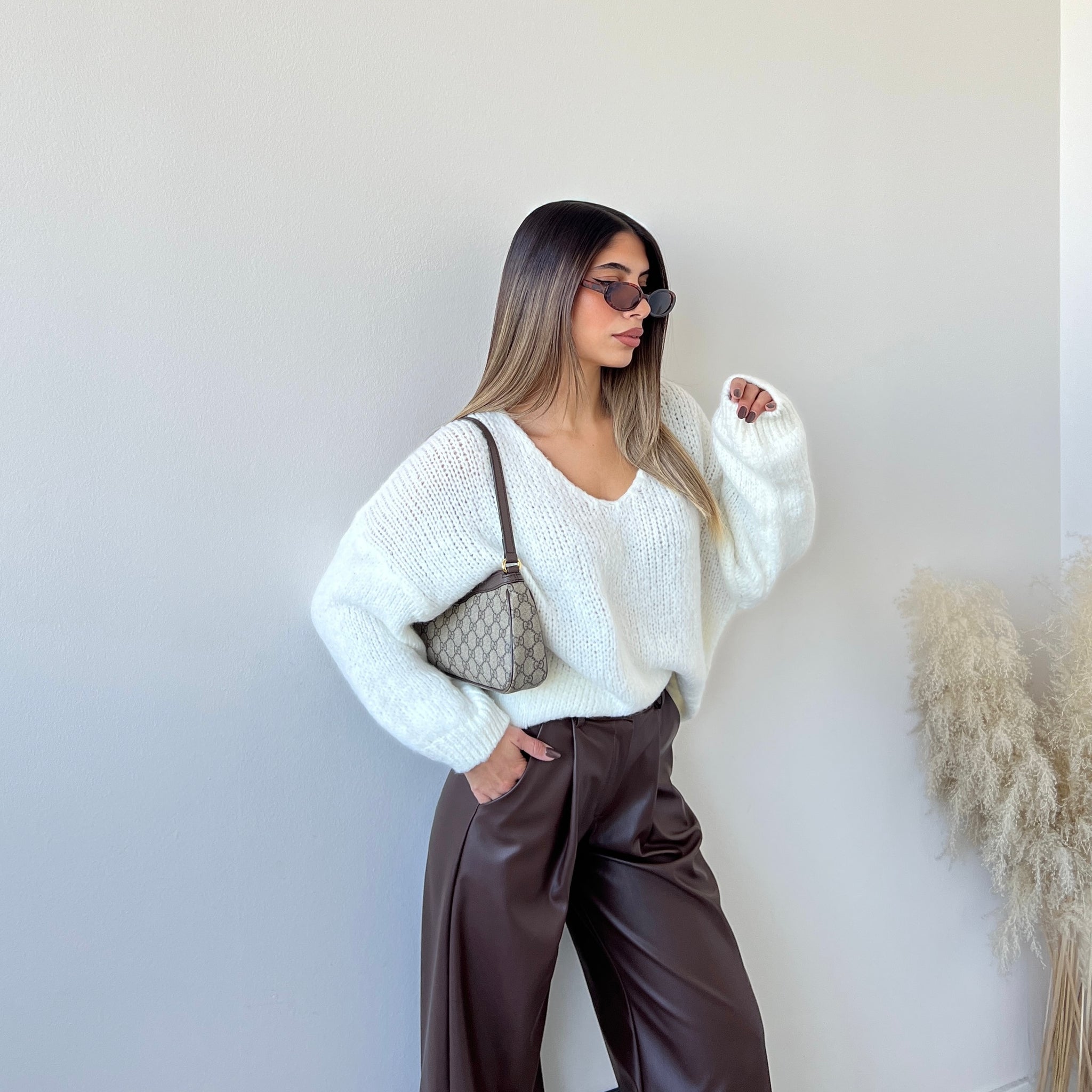 Pull Zoe bianco