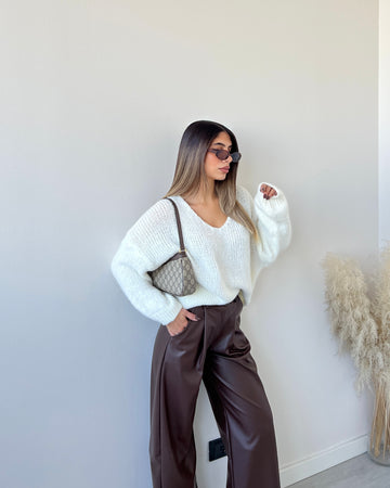 Pull Zoe bianco