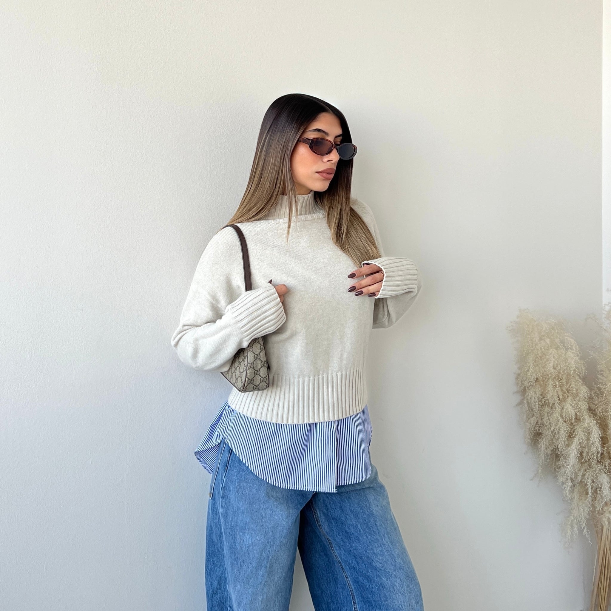 Pullover Daisy beige