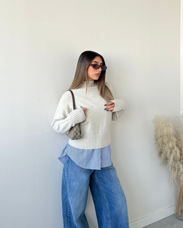 Pullover Daisy beige