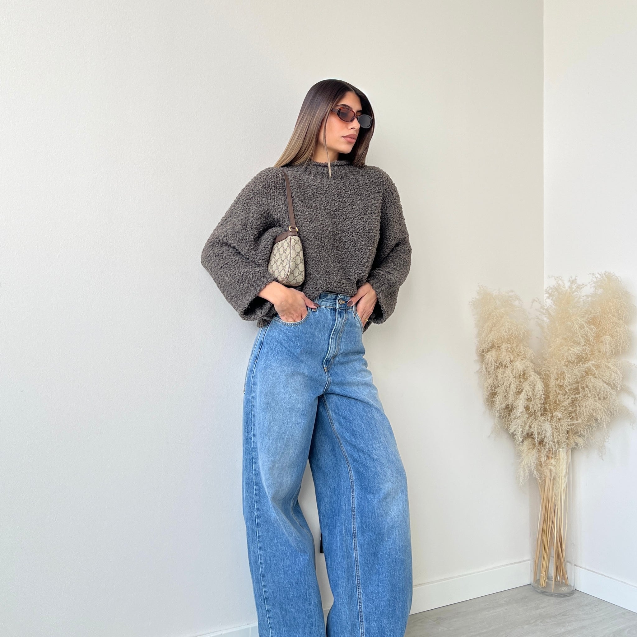 Jeans gamba larga Z5014