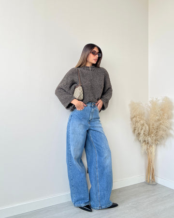 Jeans gamba larga Z5014