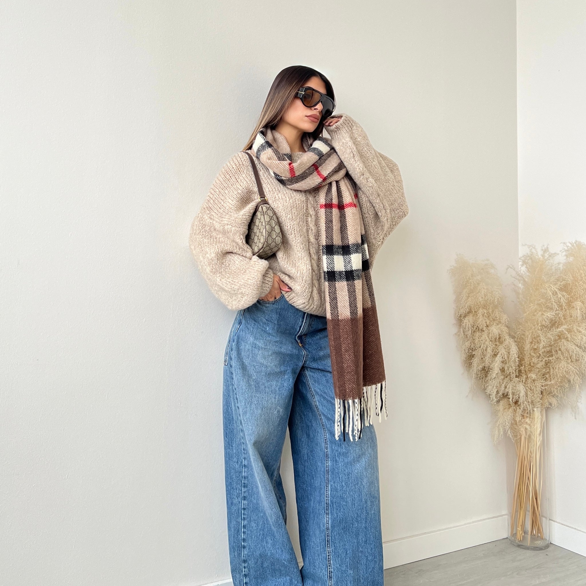 Sciarpa Musthave camel