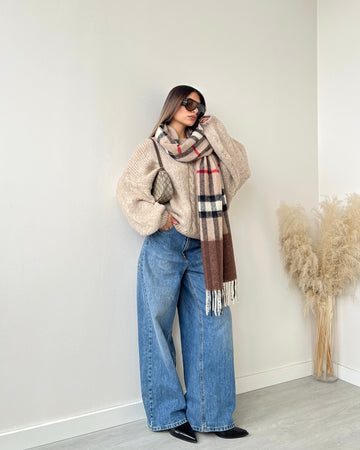Sciarpa Musthave camel