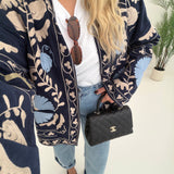 Kimono Suzani blu