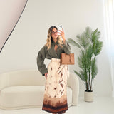 Gonna Boston portafoglio lunga beige